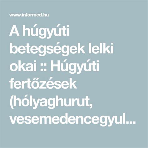 Húgyúti fertőzések okai és megelőzése gyermekkorban