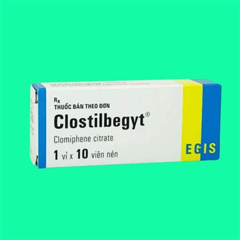 Clostilbegyt doboza és tablettája