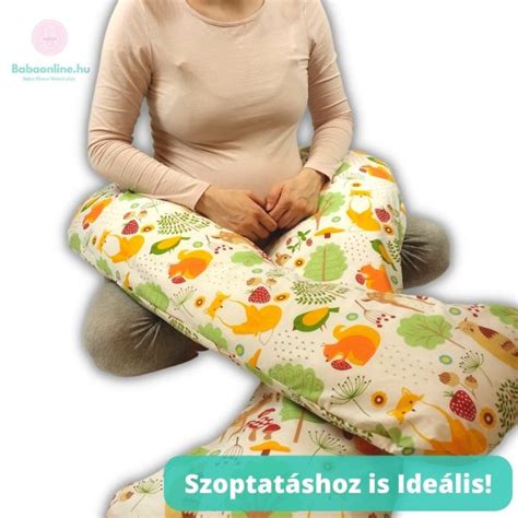 sárga macis szoptatós párna
