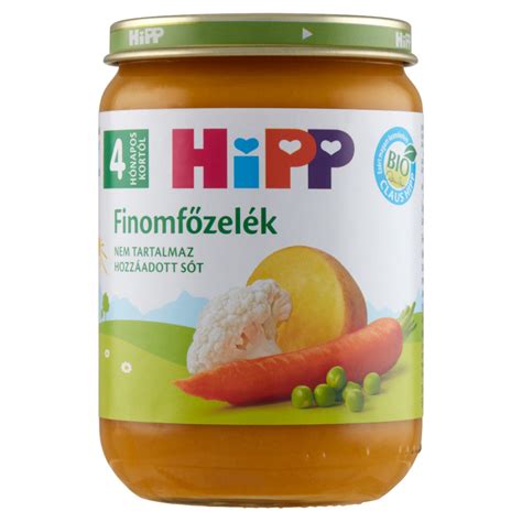 Zöldségpürék 4 hónapos babáknak