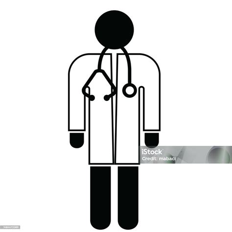 Orvos gyermekkel, illusztráció diagnosztikai folyamatról