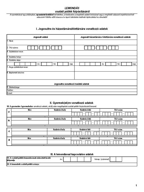 A családi pótlék igénylésének feltételei
