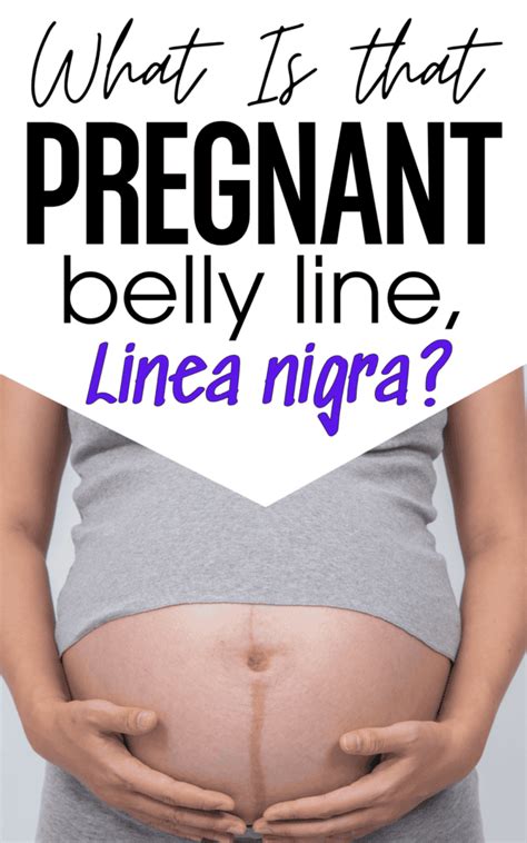 A linea nigra kialakulása terhesség alatt