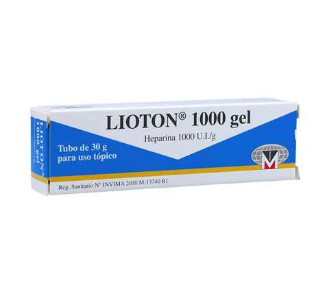 Lioton gél tubus képe