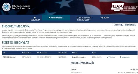 Az Egyesült Államokba való beutazáshoz szükséges dokumentumok és engedélyek áttekintése