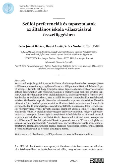 A szülői preferenciák megoszlása a gyermeknevelési modellek között