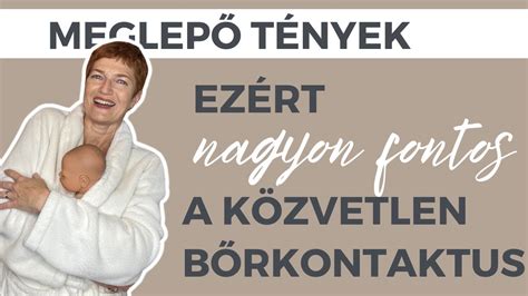 Bőrkontaktus a babával