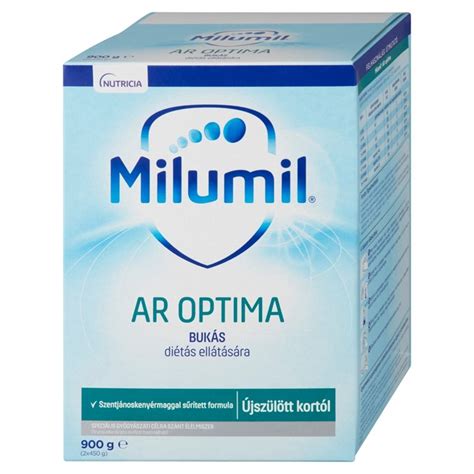 Milumil AR Optima tápszer adagolási táblázat