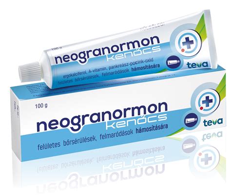 Neogranormon Kenőcs csomagolása és logója