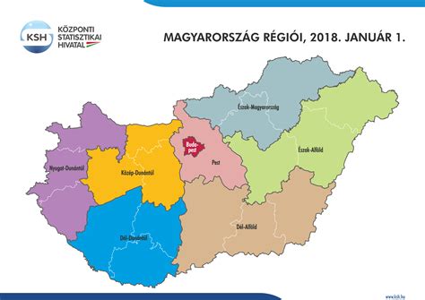 Térkép: Magyarország kevésbé fejlett régiói