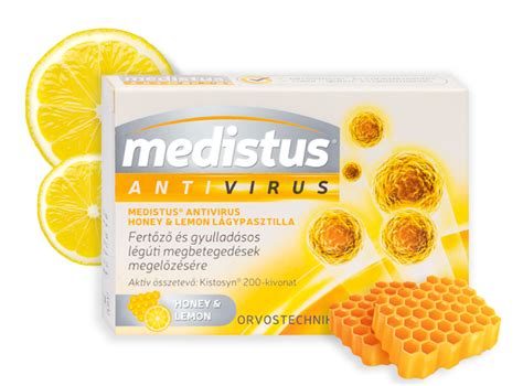 Medistus Antivirus lágypasztilla adagolása gyermekeknek és felnőtteknek