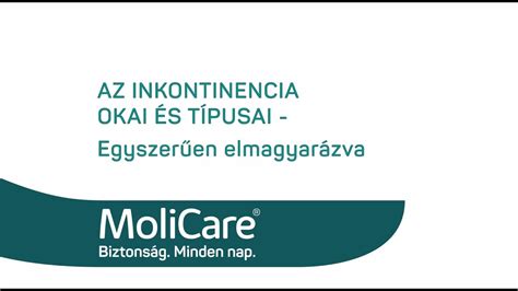Az inkontinencia típusai és okai