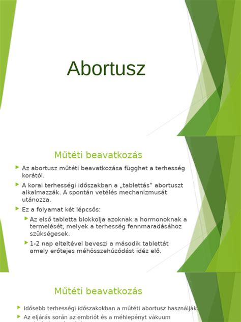 A műtéti abortusz folyamata