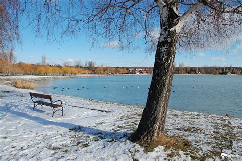 Balaton part napos időben