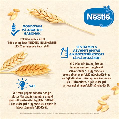 A Nestlé 8 gabonás pép összetevői