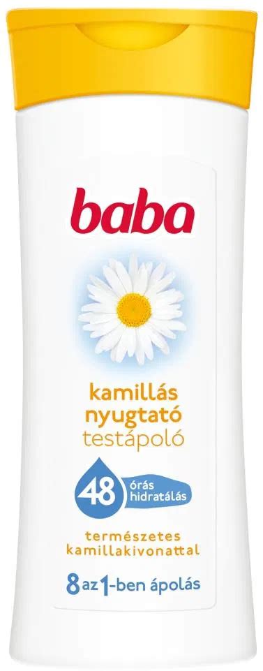 Baba testápoló összetevői