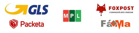 Logók a szállítópartnerekről: FOXPOST, GLS, MPL