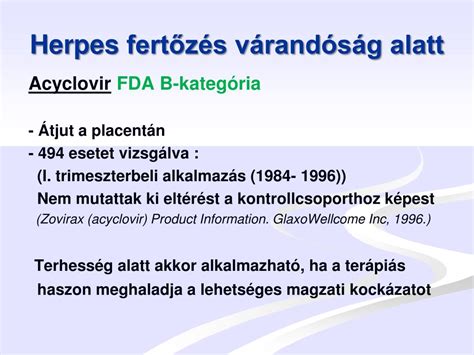 Gyógyszeres kezelés terhesség és szoptatás alatt