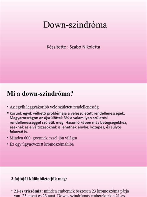 Az invazív Down-szindróma vizsgálatok folyamata