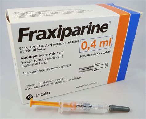 Fraxiparine injekció és hatóanyagának molekulaszerkezete