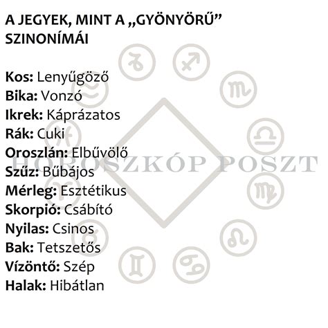 Mérleg és Skorpió csillagjegyek jellemzőit bemutató ábra