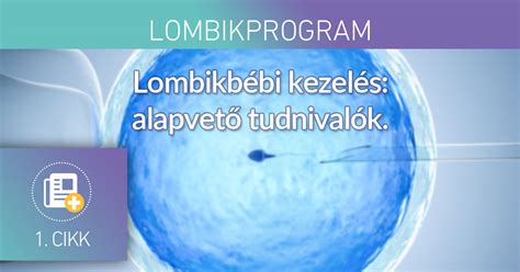 lombikbébi kezelés folyamatának szemléltetése