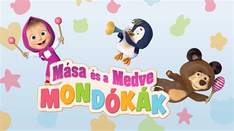 Mása és a medve logó