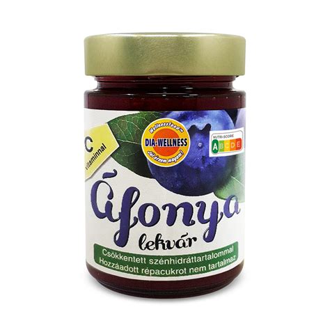Különböző áfonya termékek
