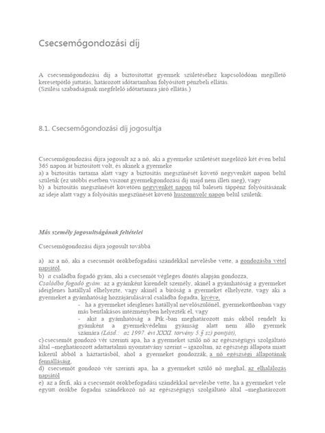 Csecsemőgondozási díj igénylésének folyamata