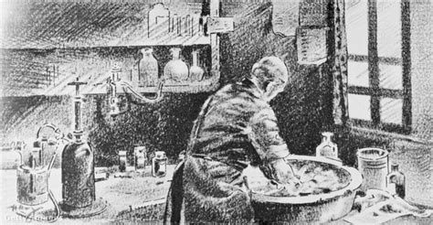 Semmelweis Ignác portréja és a kézmosás fontosságát illusztráló infografika