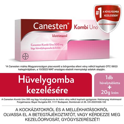 Canesten Kombi termékek használati útmutatója