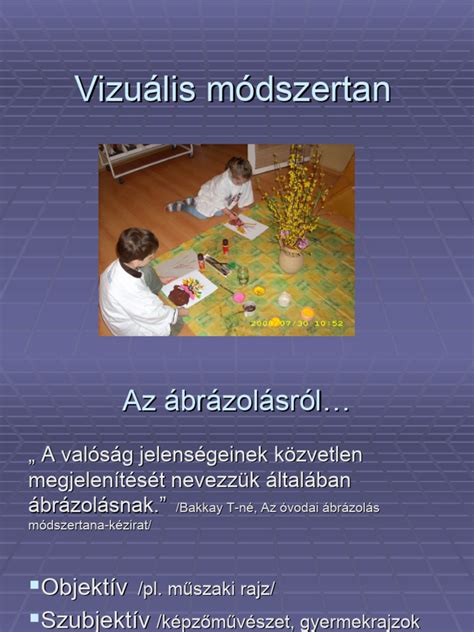 A vizuális nevelés alapjai gyermekeknél