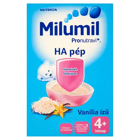 Milumil pép elkészítésének lépései