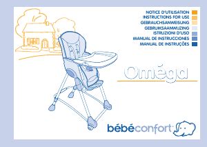 Bebe Confort Omega etetőszék specifikációi