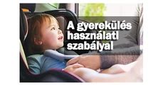 KRESZ gyerekülés szabályok infografika