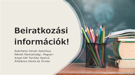 Beiratkozási információk plakátja