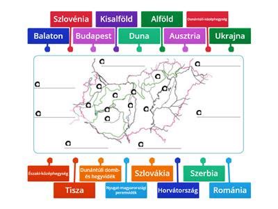 Infografika Magyarország legmagasabb hegyeinek magasságáról és elhelyezkedéséről