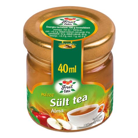 Cukrot tartalmazó instant tea címke