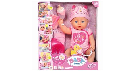 Baby Born lila kanál és rózsaszín baba