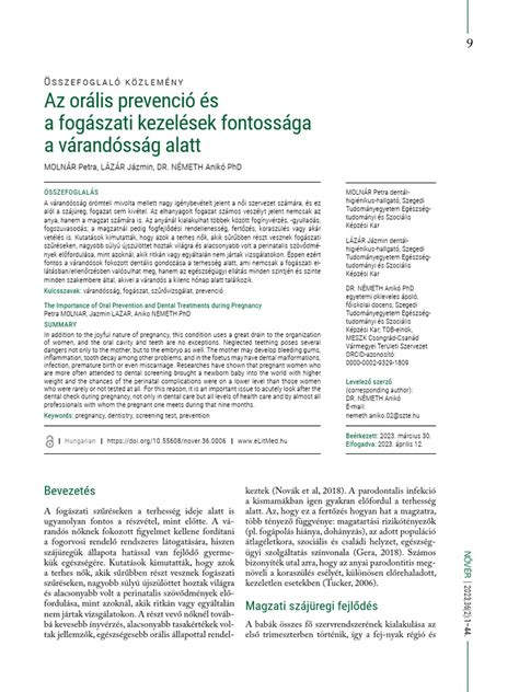 A prevenció fontossága a védőnői munkában