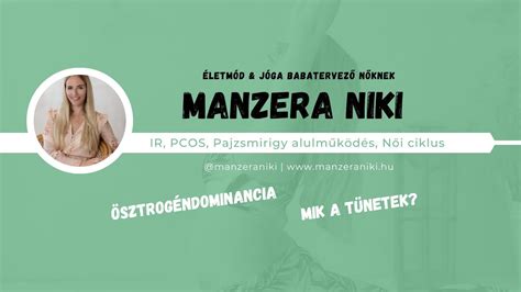 Az ösztrogéndominancia tünetei