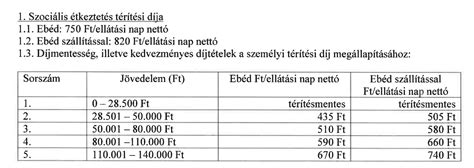 táblázat az érdi önkormányzat által nyújtott különböző szociális támogatásokról