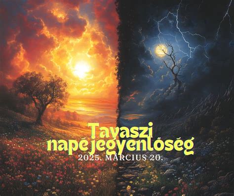 A tavaszi napéjegyenlőség diagramja