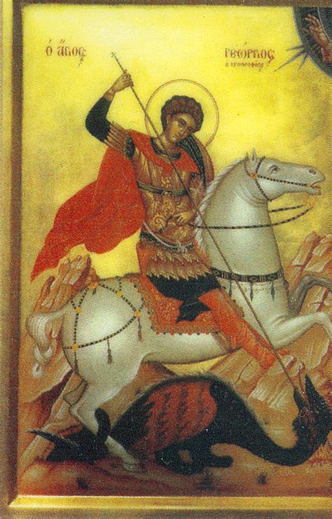 Sárkányölő Szent György ikon
