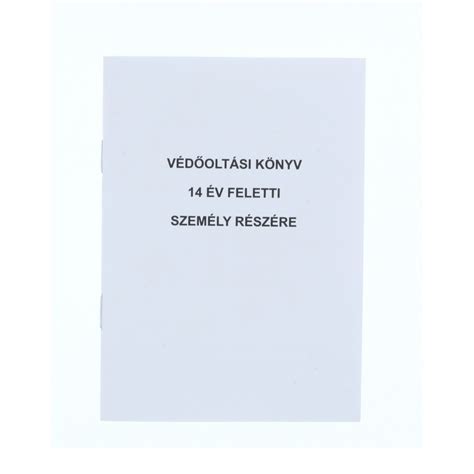 Védőoltási könyv és gyermekegészségügyi kiskönyv
