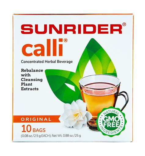 A Calli Tea összetevői