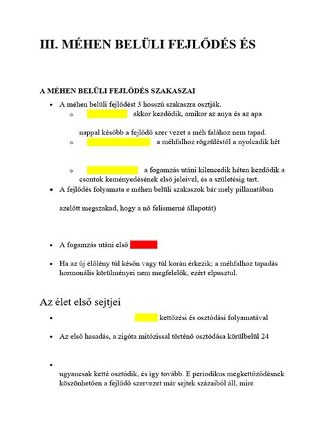 A méhen belüli hangok illusztrációja