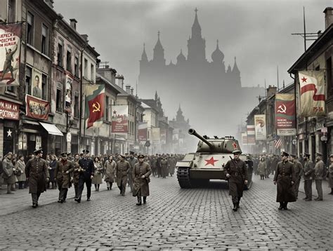 Szovjet katonák ünneplik a német hadsereg feletti győzelmüket 1945-ben
