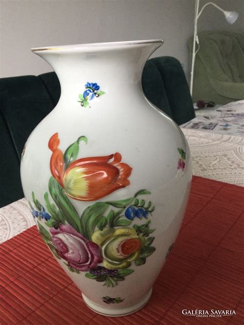 Herendi porcelán váza
