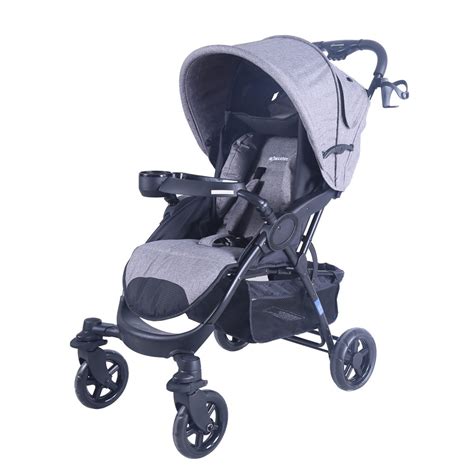 Elégedett gyermekek a Mama Kiddies Light4 Go Sport babakocsiban